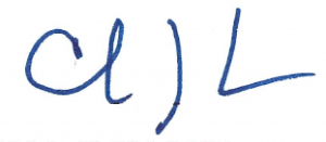 Calvin Lee signature